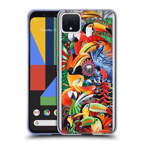 Graeme Stevenson Assorted Designs Birds 2 Soft Gel Case for Google Pixel 4 XL
