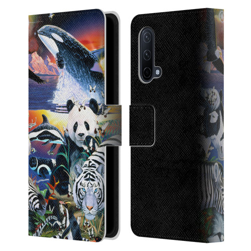 Graeme Stevenson Assorted Designs Animals Leather Book Wallet Case Cover For OnePlus Nord CE 5G