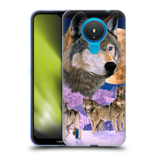 Graeme Stevenson Assorted Designs Wolves Soft Gel Case for Nokia 1.4