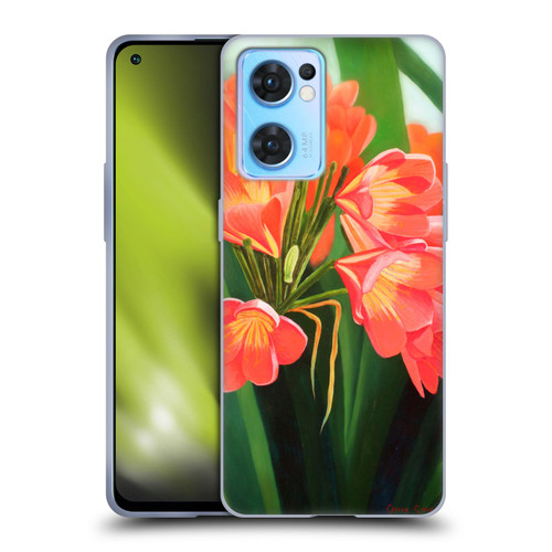 Graeme Stevenson Assorted Designs Flowers 2 Soft Gel Case for OPPO Reno7 5G / Find X5 Lite