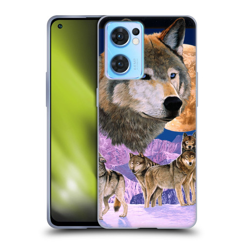 Graeme Stevenson Assorted Designs Wolves Soft Gel Case for OPPO Reno7 5G / Find X5 Lite