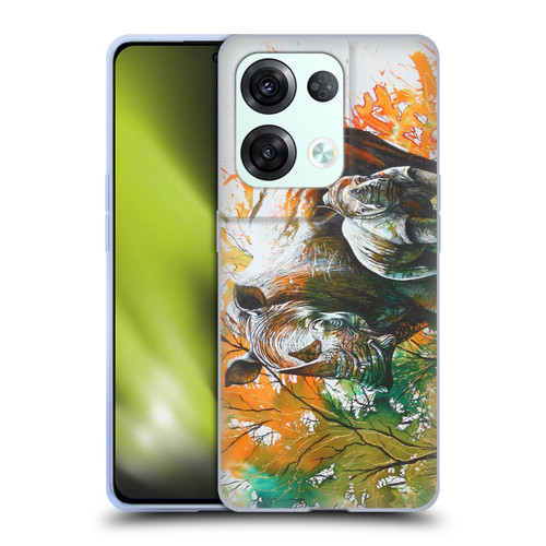 Graeme Stevenson Assorted Designs Rhino Soft Gel Case for OPPO Reno8 Pro