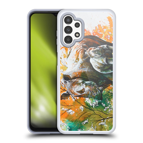 Graeme Stevenson Assorted Designs Rhino Soft Gel Case for Samsung Galaxy A13 (2022)