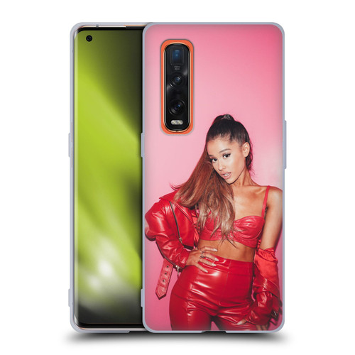 Ariana Grande Dangerous Woman Red Leather Soft Gel Case for OPPO Find X2 Pro 5G