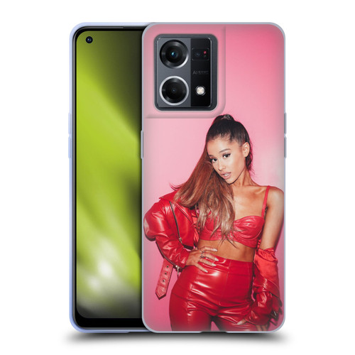 Ariana Grande Dangerous Woman Red Leather Soft Gel Case for OPPO Reno8 4G