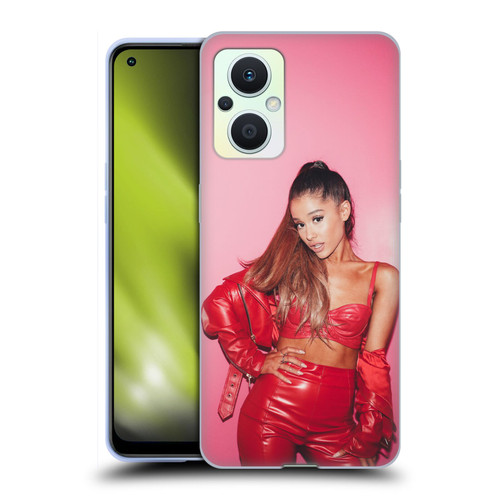 Ariana Grande Dangerous Woman Red Leather Soft Gel Case for OPPO Reno8 Lite