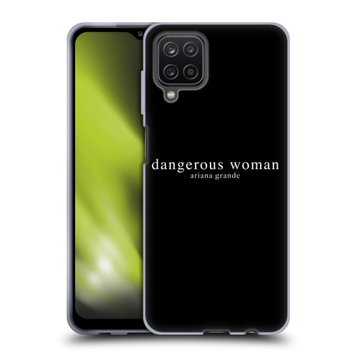 Ariana Grande Dangerous Woman Text Soft Gel Case for Samsung Galaxy A12 (2020)