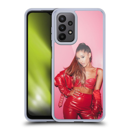 Ariana Grande Dangerous Woman Red Leather Soft Gel Case for Samsung Galaxy A23 / 5G (2022)