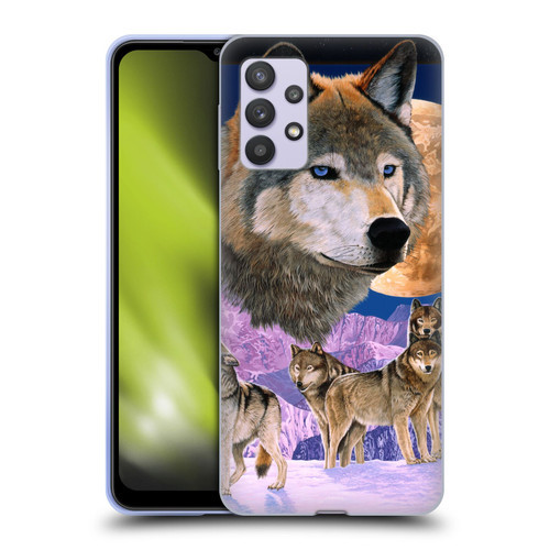 Graeme Stevenson Assorted Designs Wolves Soft Gel Case for Samsung Galaxy A32 5G / M32 5G (2021)