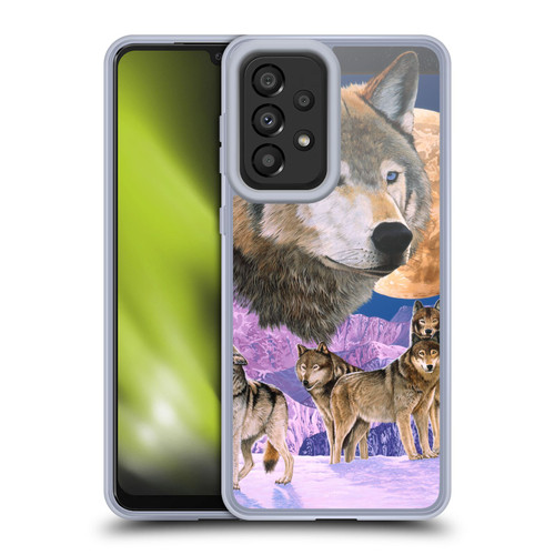 Graeme Stevenson Assorted Designs Wolves Soft Gel Case for Samsung Galaxy A33 5G (2022)