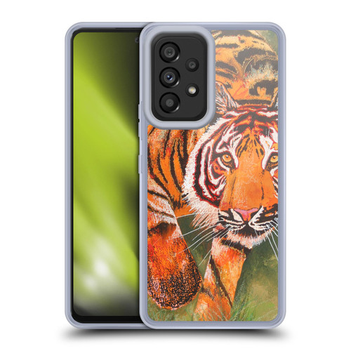 Graeme Stevenson Assorted Designs Tiger 1 Soft Gel Case for Samsung Galaxy A53 5G (2022)