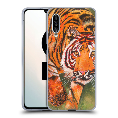 Graeme Stevenson Assorted Designs Tiger 1 Soft Gel Case for Samsung Galaxy A90 5G (2019)