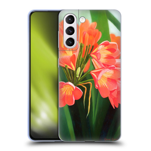 Graeme Stevenson Assorted Designs Flowers 2 Soft Gel Case for Samsung Galaxy S21+ 5G