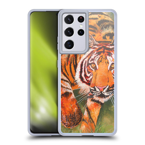 Graeme Stevenson Assorted Designs Tiger 1 Soft Gel Case for Samsung Galaxy S21 Ultra 5G