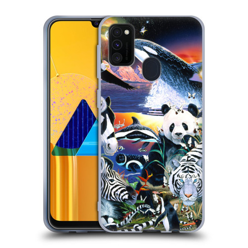 Graeme Stevenson Assorted Designs Animals Soft Gel Case for Samsung Galaxy M30s (2019)/M21 (2020)