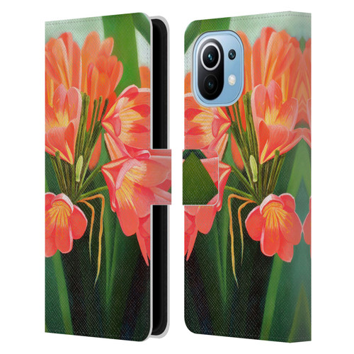 Graeme Stevenson Assorted Designs Flowers 2 Leather Book Wallet Case Cover For Xiaomi Mi 11
