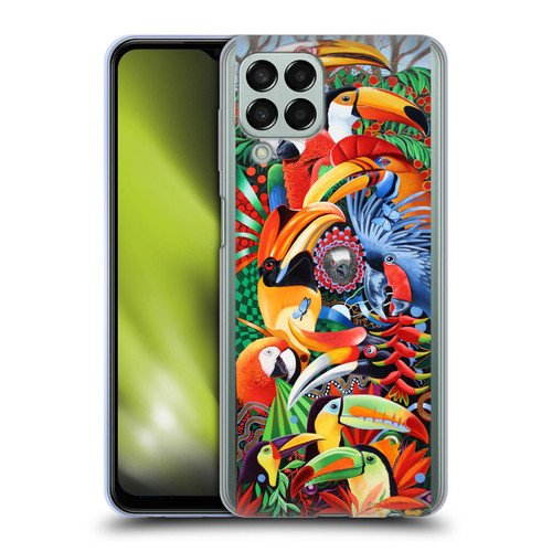 Graeme Stevenson Assorted Designs Birds 2 Soft Gel Case for Samsung Galaxy M33 (2022)
