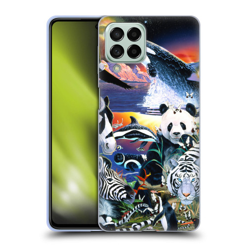 Graeme Stevenson Assorted Designs Animals Soft Gel Case for Samsung Galaxy M53 (2022)