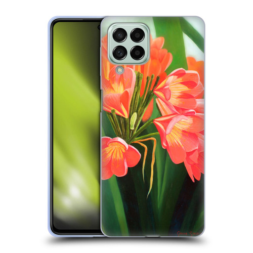 Graeme Stevenson Assorted Designs Flowers 2 Soft Gel Case for Samsung Galaxy M53 (2022)