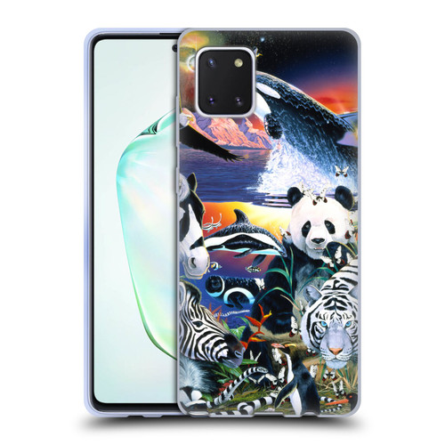 Graeme Stevenson Assorted Designs Animals Soft Gel Case for Samsung Galaxy Note10 Lite