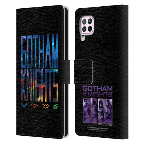 Gotham Knights Character Art Logo Leather Book Wallet Case Cover For Huawei Nova 6 SE / P40 Lite