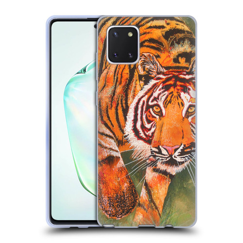 Graeme Stevenson Assorted Designs Tiger 1 Soft Gel Case for Samsung Galaxy Note10 Lite