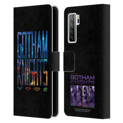 Gotham Knights Character Art Logo Leather Book Wallet Case Cover For Huawei Nova 7 SE/P40 Lite 5G