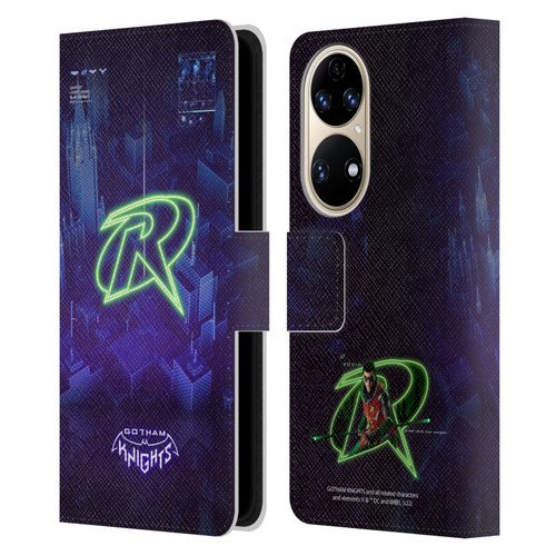 Gotham Knights Character Art Robin Leather Book Wallet Case Cover For Huawei P50