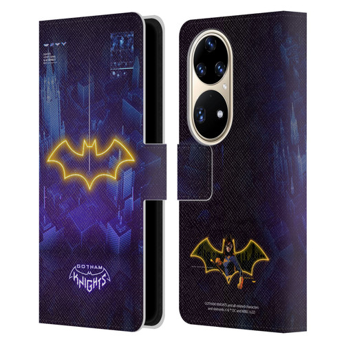 Gotham Knights Character Art Batgirl Leather Book Wallet Case Cover For Huawei P50 Pro