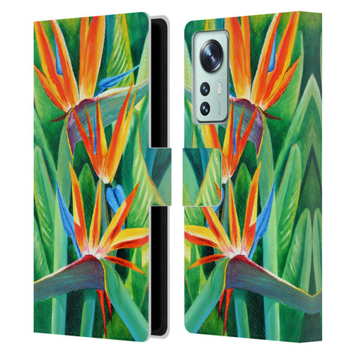 Graeme Stevenson Assorted Designs Birds Of Paradise Leather Book Wallet Case Cover For Xiaomi 12