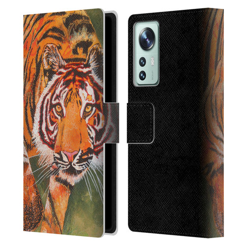 Graeme Stevenson Assorted Designs Tiger 1 Leather Book Wallet Case Cover For Xiaomi 12