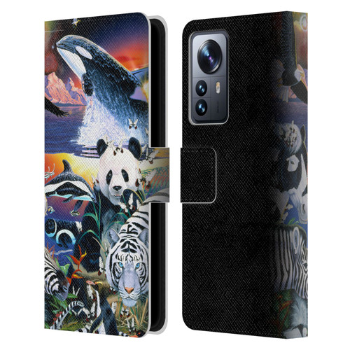 Graeme Stevenson Assorted Designs Animals Leather Book Wallet Case Cover For Xiaomi 12 Pro
