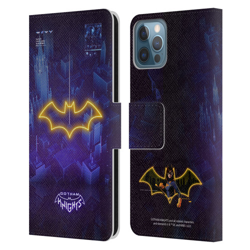 Gotham Knights Character Art Batgirl Leather Book Wallet Case Cover For Apple iPhone 12 / iPhone 12 Pro