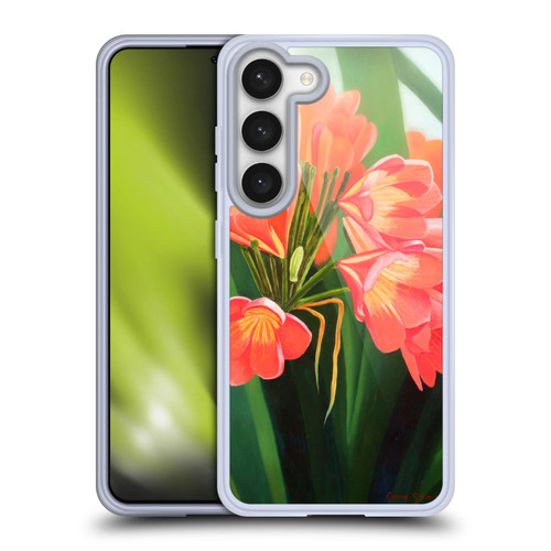 Graeme Stevenson Assorted Designs Flowers 2 Soft Gel Case for Samsung Galaxy S23 5G