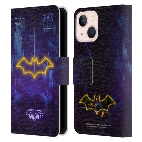 Gotham Knights Character Art Batgirl Leather Book Wallet Case Cover For Apple iPhone 13 Mini