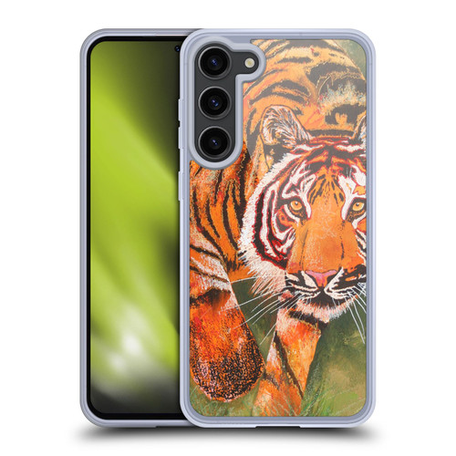 Graeme Stevenson Assorted Designs Tiger 1 Soft Gel Case for Samsung Galaxy S23+ 5G