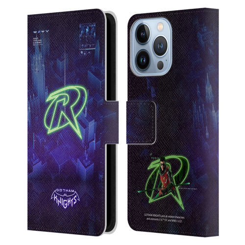 Gotham Knights Character Art Robin Leather Book Wallet Case Cover For Apple iPhone 13 Pro