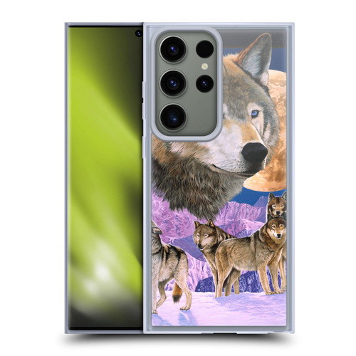 Graeme Stevenson Assorted Designs Wolves Soft Gel Case for Samsung Galaxy S23 Ultra 5G
