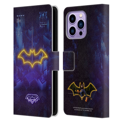 Gotham Knights Character Art Batgirl Leather Book Wallet Case Cover For Apple iPhone 14 Pro Max