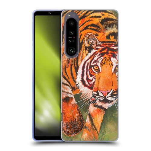 Graeme Stevenson Assorted Designs Tiger 1 Soft Gel Case for Sony Xperia 1 IV