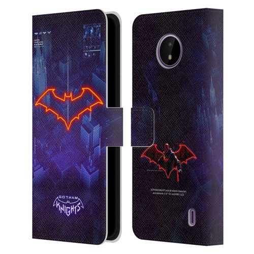 Gotham Knights Character Art Red Hood Leather Book Wallet Case Cover For Nokia C10 / C20