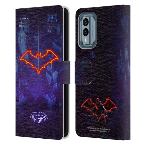 Gotham Knights Character Art Red Hood Leather Book Wallet Case Cover For Nokia X30