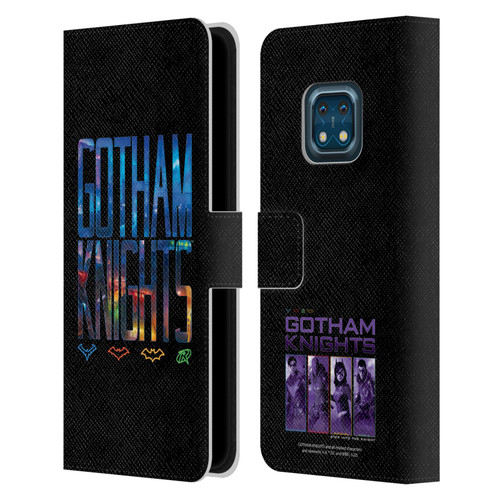 Gotham Knights Character Art Logo Leather Book Wallet Case Cover For Nokia XR20