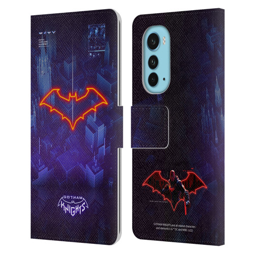 Gotham Knights Character Art Red Hood Leather Book Wallet Case Cover For Motorola Edge (2022)