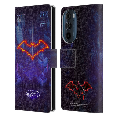 Gotham Knights Character Art Red Hood Leather Book Wallet Case Cover For Motorola Edge 30