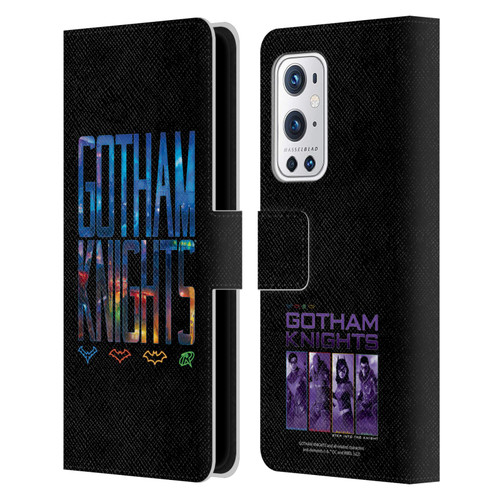Gotham Knights Character Art Logo Leather Book Wallet Case Cover For OnePlus 9 Pro