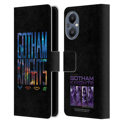 Gotham Knights Character Art Logo Leather Book Wallet Case Cover For OnePlus Nord N20 5G