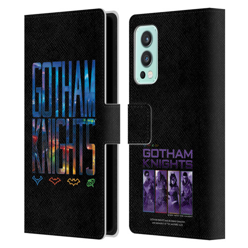 Gotham Knights Character Art Logo Leather Book Wallet Case Cover For OnePlus Nord 2 5G