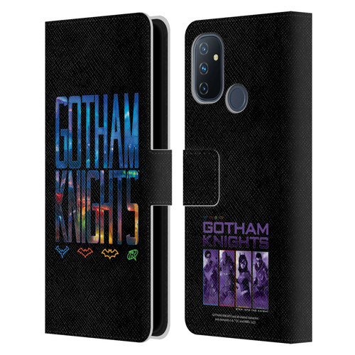 Gotham Knights Character Art Logo Leather Book Wallet Case Cover For OnePlus Nord N100