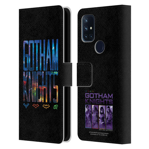 Gotham Knights Character Art Logo Leather Book Wallet Case Cover For OnePlus Nord N10 5G